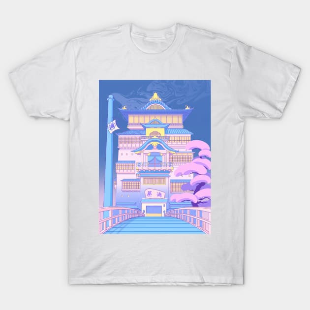 Bath house T-Shirt by Owakita
